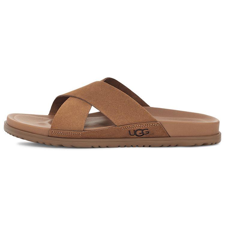 UGG Quick Dry Klipšpapuces Vīriešu Kastaņbrūnas