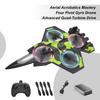 EPP Foam Remote Control Foam Fighter Gravity Sensing 2.4G Stunt Glider Flying Helicopter Toy with Light Portable