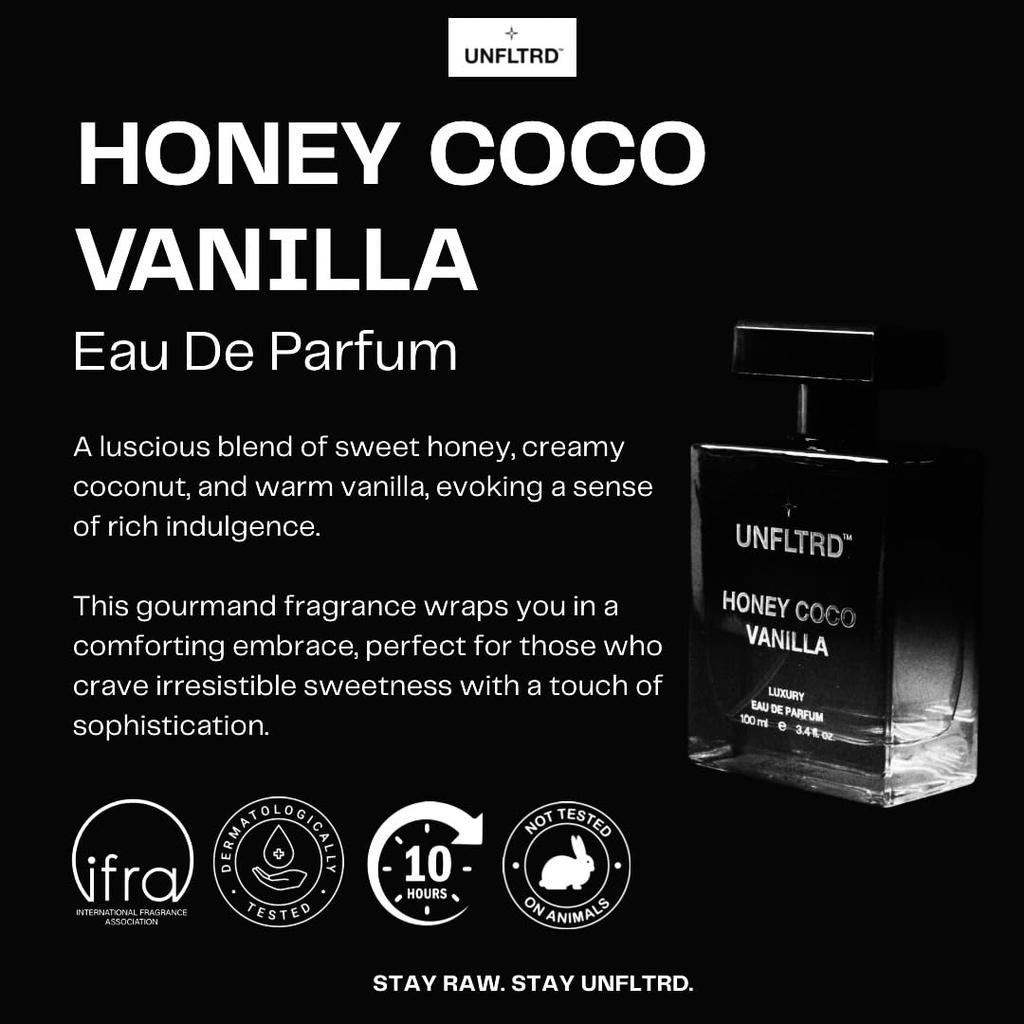 Honey Coco Vanilla Perfume | Eau De EDP 100 ML | Long Lasting Unisex Perfume |