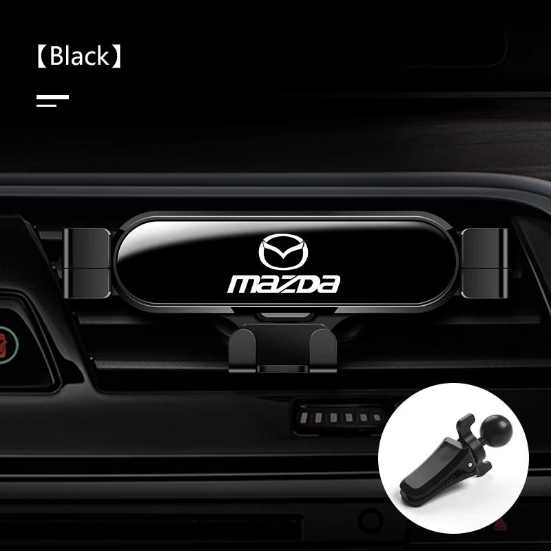 

2025 Горячий Автомобильный Держатель для Телефона с Гравитацией Крепление на Вентиляционное Отверстие Мобильный Держатель для Mazda 6 3 CX5 5 323 Demio Atenza Axela MX30 CX30 чёрный