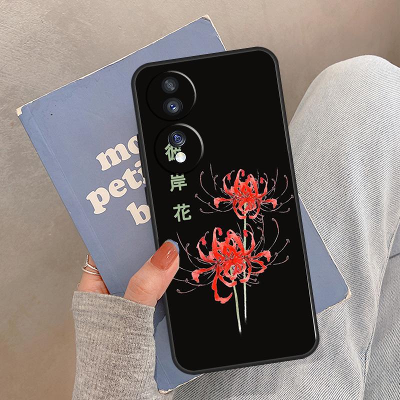 Lycoris radiata Case For Honor Magic 8 7 6 5 Pro Cover For Honor 400 200 X9c X9b X9a X8a X8b 50 70 90 Lite
