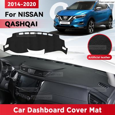 For NISSAN QASHQAI 2014-2020 J11 Car Dashboard Cover Mat Sun Shade Pad Avoid Light Mat Instrument Carpet Protection Accessories
