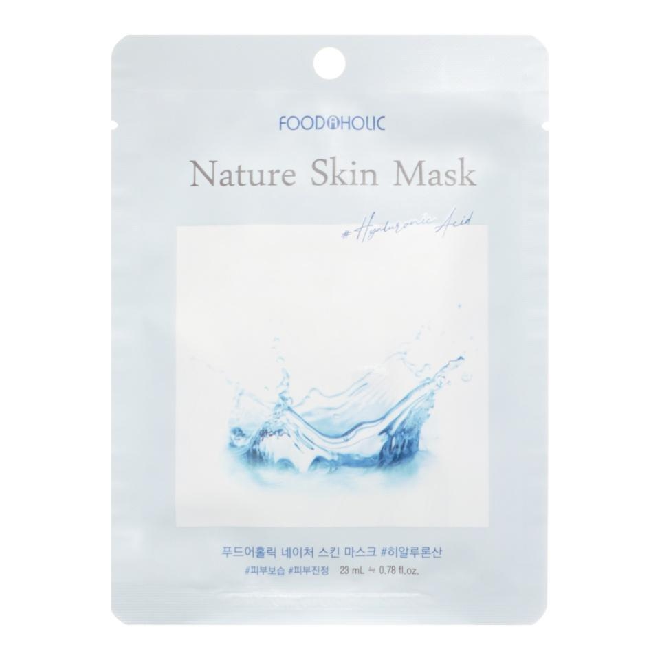

FOODAHOLIC NATURE SKIN MASK #HYALURONIC ACID Тканевая маска для лица с гиалуроновой кислотой