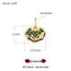 Ancient Gold Cloisonné Ethnic Charm Spacer Beads Pendant for DIY Bracelet Mala Accessories