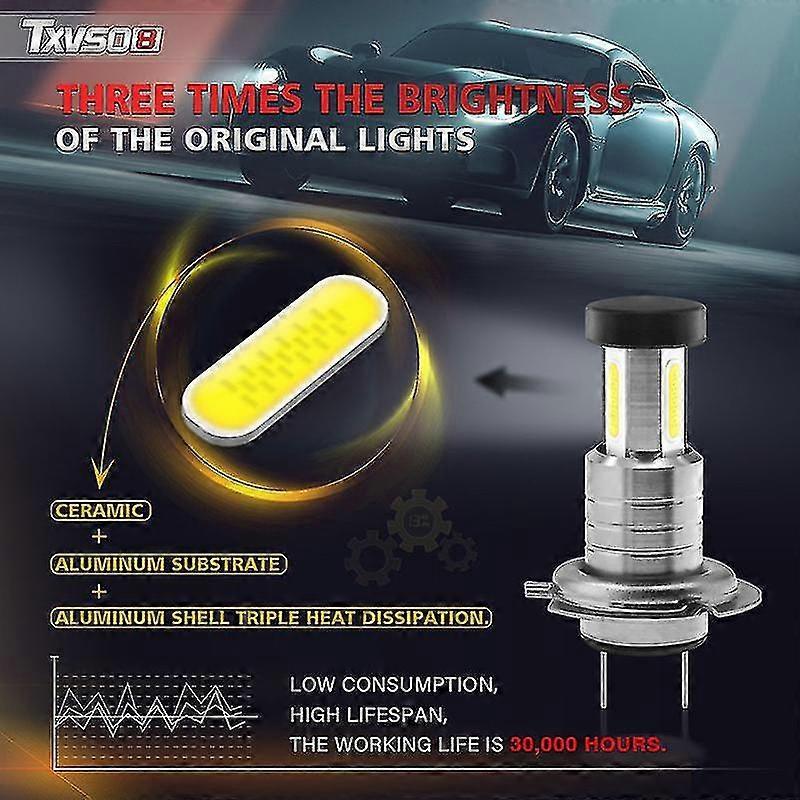 110W 30000lm H7 LED car headlight conversion ball Canbus bulb beam 6000k kit Shytmv
