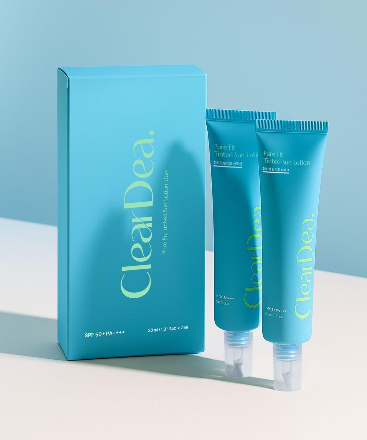 Cheongcho Fit Tinted Sun Lotion Duo 30ml x 2ea
