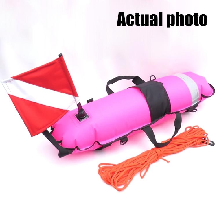 Scubas Diving Surfaces Marker Signal Float Replacement Buoys Signal Float With Flag And Rope Spearfishing Float Enduring