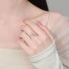 New Fashion Mother-Daughter Hugging Open Ring - Engraved Heart Jewelry for Mother's Day