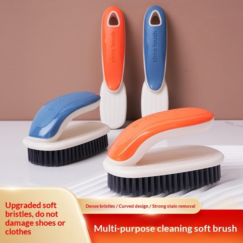 Cleaning Brushes Soft Pp Bristles With Handle Perfect For Shoes Clothes Home Use