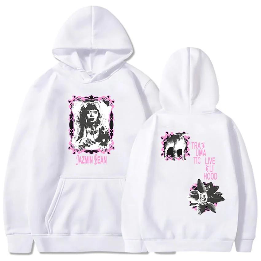 Graphic Clothes Jazmin-Bean  The Traumatic Livelihood Tour Hoodies Aesthetic Printing Sweatshirt Hooded Pullover
