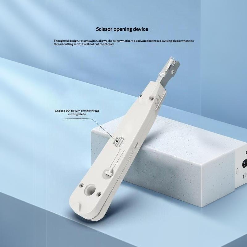 Original Grau/Blau Professionelles Telekommunikations-Telefonkabel LSA-Plus RJ11 RJ45 Optisches Punch-Down-Netzwerk-Werkzeugsatz