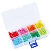 240Pcs Boxed Decorative Pins 8 Colors Fastener Pins Durable Tag Pins  Decoration