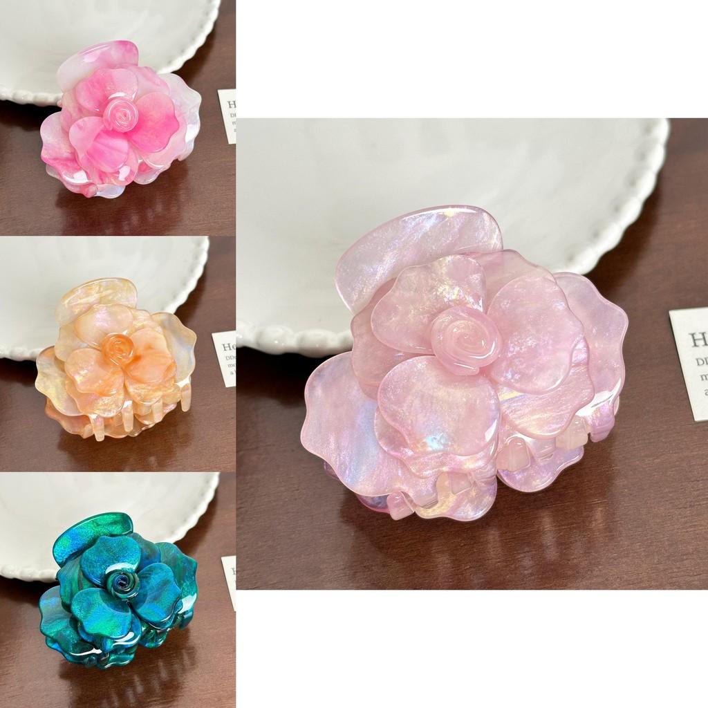 Luxurious Acetate Rose Hair Clip For Women Perfect For Fashionable Casual And Work Styles
