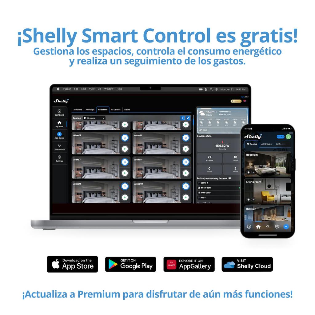 Smart Plug Shelly S3PL-20112EU Wi-Fi