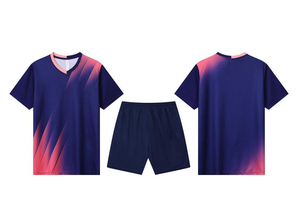 Quick-Dry Ice Silk Sports Set: Running & Football Training Suit