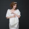 Women's Thickened Fleece Bridal Shawl & Cape for Weddings and Evening Wear