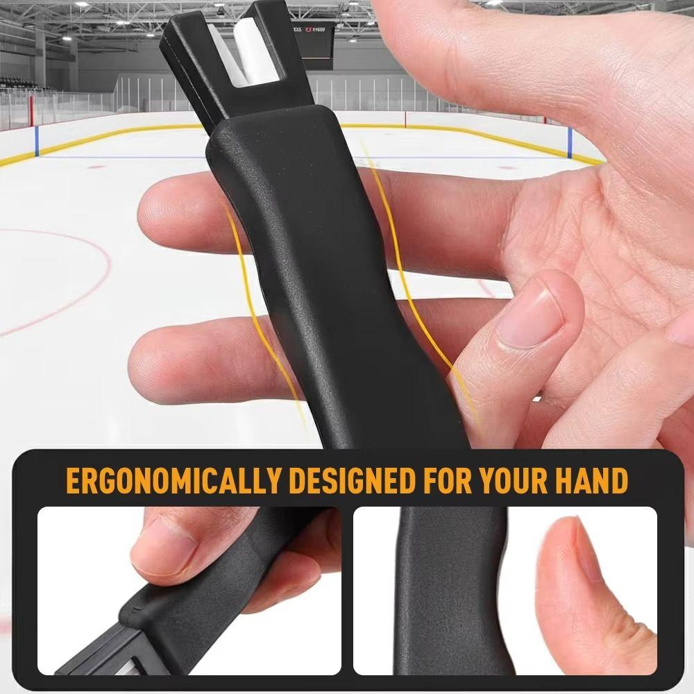 Sharpening Stone Ice Skate Sharply Tool Handheld Hockey Shoes Sharpener  Grinding Tool