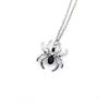 New Geometry Zircon Spider Pendant Necklace Earrings Keychain Trendy Retro Versatile New Gothic Jewelry Gift Wholesale