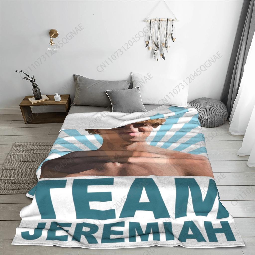 Custom Team Jeremiah And Belly Wool Blanket The Summer I Turned Pretty Novelty Throw Blanket For Home 150*125Cm Rug Piece,
