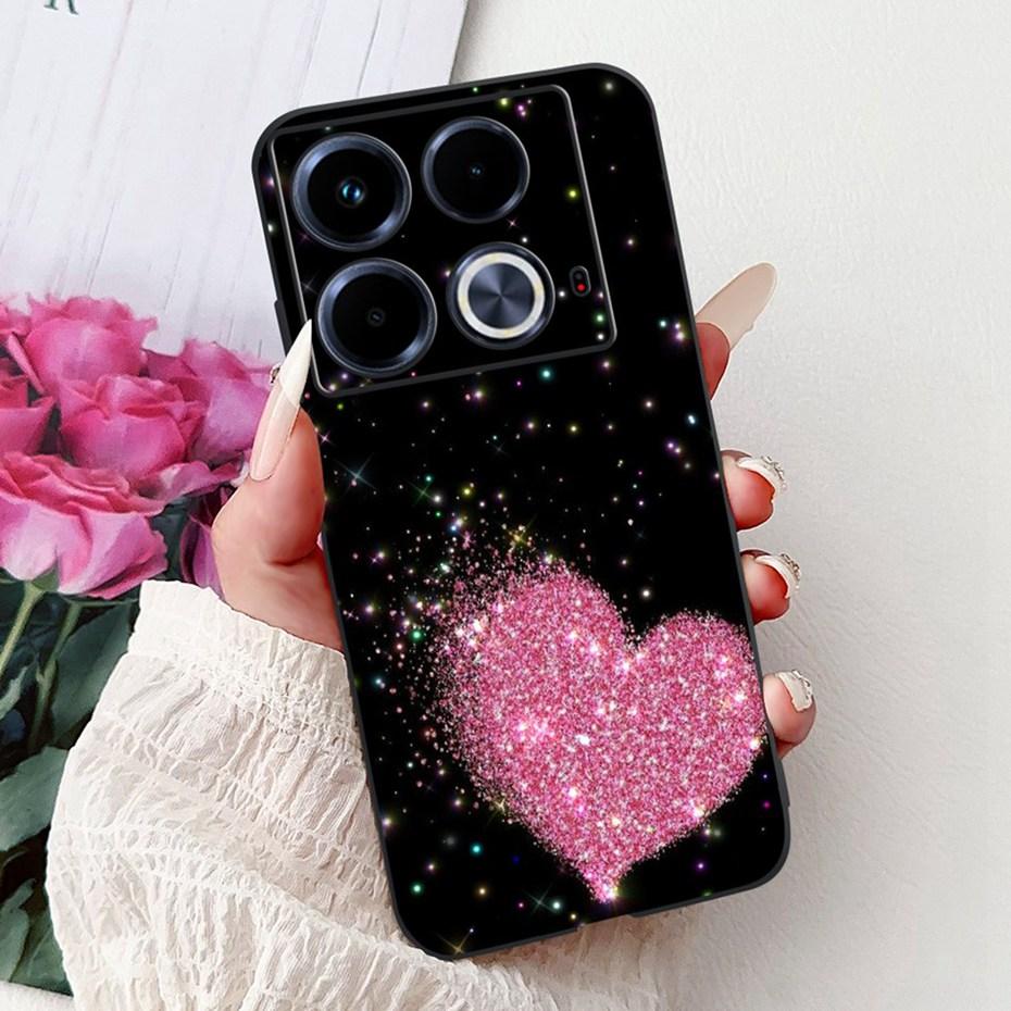Cute Painting Phone Case For Infinix Note 40 40Pro Pro+ Soft Silicone TPU Back Cover For Infinix Note40 Pro Plus Cases Bumpers