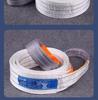 Thickened Flat White Double Buckle Lifting Sling, 5 Ton/3 Ton Capacity for Overhead Cranes and Forklifts