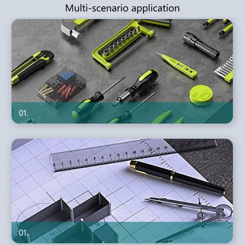 2Pcs 1 Meter Foldable Ruler,Engineering Measurement Device Tool for Precise Measurements in Building Renovations