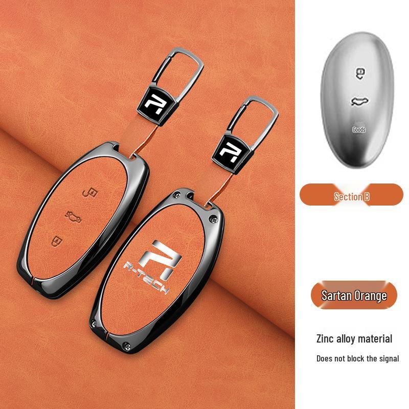 Roewe R7/F7 2023 Premium Schlüsselhülle - Fernbedienungsschale & Schnalle für 22 Modell