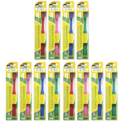 

LT-38 Easy-to-brush Toothbrush for ages 4-6, 12 brushes