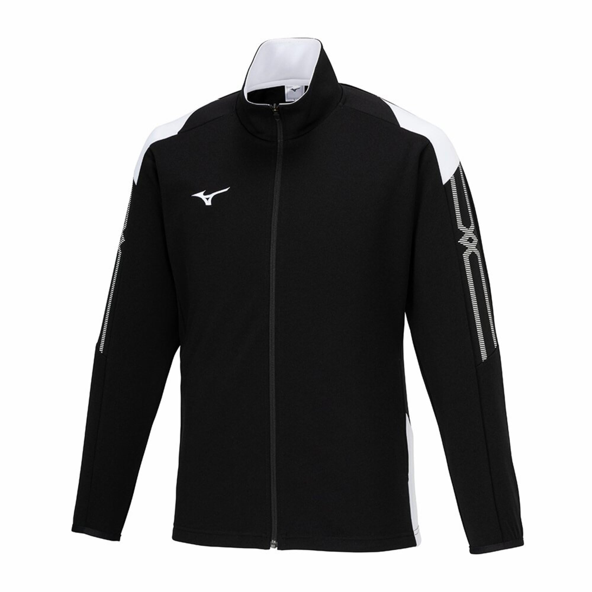 

Mizuno MC Line Training 32MCB110 Warm-Up Jacket, Sweat-Wicking, Quick-Drying Jersey, Unisex, Black, чёрный