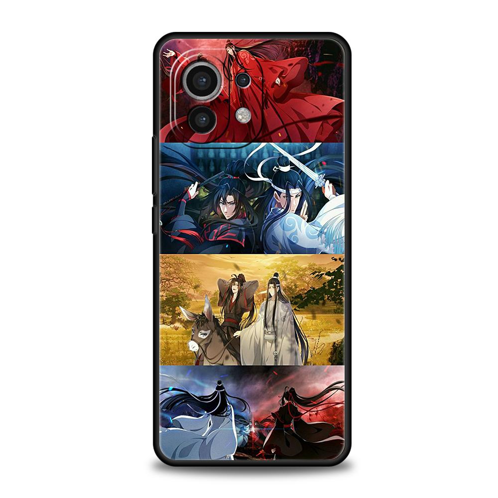 

Mo Dao Zu Shi Phone Case for Xiaomi Mi 14 13 12 11 Ultra 13T 12T Poco C51 F3 F4 F5 X3 X4 NFC M3 Pro Lite 5G Silicone Cover Bags Xiaomi 12 Pro