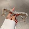 Trendy Retro Style Street Photography Punk Sunglasses Women'S Personality Diamond Sunglasses Hot Selling