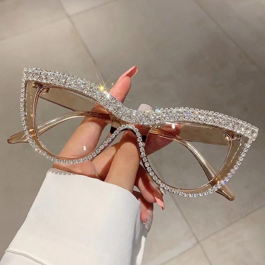 Trendy Retro Style Street Photography Punk Sunglasses Women'S Personality Diamond Sunglasses Hot Selling