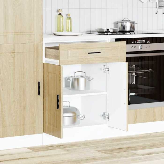 VidaXL Armoire de cuisine Porto chêne sonoma bois d'ingénierie 853970