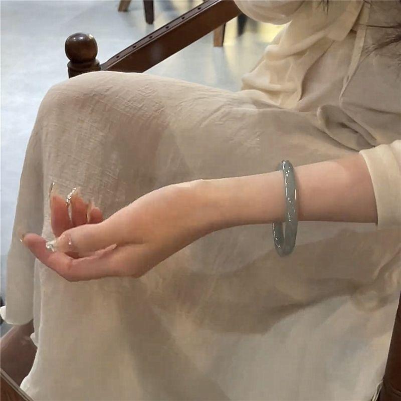 New chinese style glass antique bracelet - women's light luxury jewelry - gift accessory 8mm