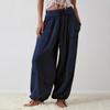 2023 Bestselling Women's Casual Solid Tie-Up Wide Leg Pants with Pockets