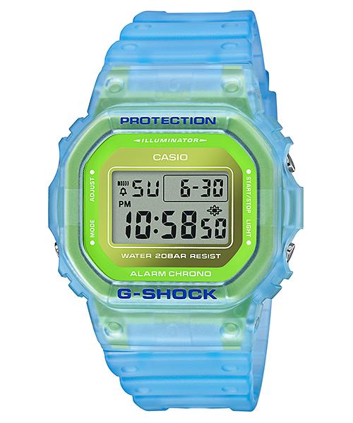 

Casio G-SHOCK Men s Resin 200M Water Resistant Shock Resistant Alarm Quartz Watch DW-5600LS-2 синий