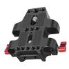 Universal 15mm Rod Rail Clamp Mounting Base Plate Bracket for Panasonic for Fujifilm DSLR Camera Rig Follow Focus Support System