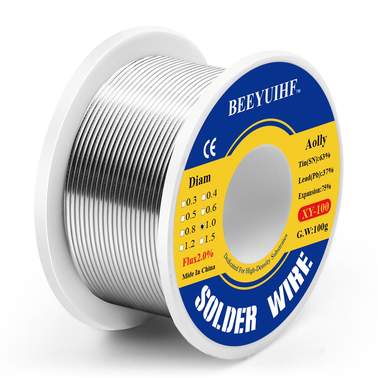 

100 г олово для припоя 63/37 олово с канифольным сердечником 0,5/0,6/0,8/1,0/1,2/1,5/2,0 мм катушка с канифольной сварочной проволокой в ​​рулоне, не требующий очистки флюс 2,0% 100g 1.0mm