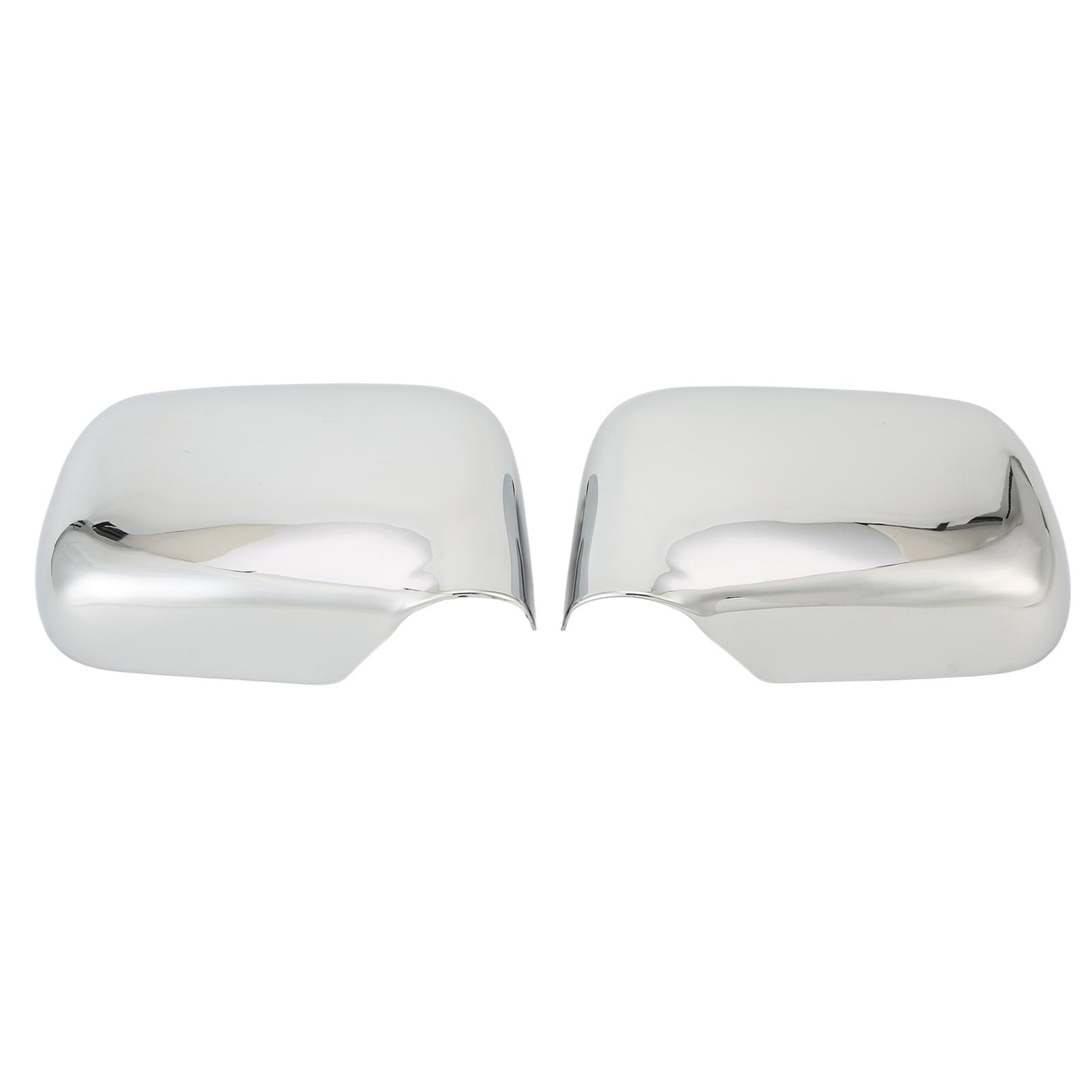 Igeteck Unisex Left Right Side Door Mirror Covers Chrome Rearview Mirror Decorative Shell Waterproof Heat Resistant For Crv 19951999