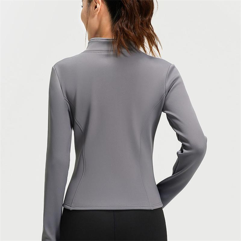 New Women's Yoga Tops for Autumn and Winter  Fitness Tops for Ladies Slimming Running Jackets Thickened Thermal Yoga Wear
