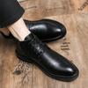 Leather Fashion Walking Shoes Men Luxury Brand Men's Ankle Boots Male Comfortable Low Top Casual Shoe New Lace-Up Mens Sneakers
