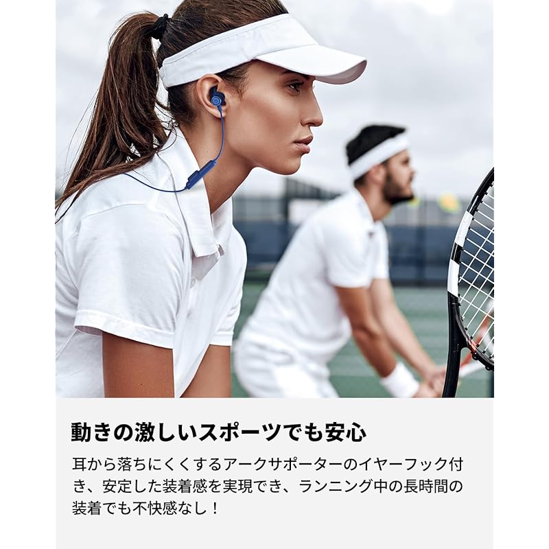 [aptX HD & AAC Compatible] SOUNDPEATS Q30HD Plus Bluetooth Earphones Continuous Playback for a Long Time Wireless Earphones IPX7 Waterproof Sports