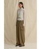 RECODE Layered Sheer Knit Top R0Wax25231Ivx