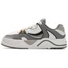 Fila Fusion 50-50 Fashionable Versatile Durable Breathable Low-Top Skate Shoes Men Sneaker White Gray T12M412201FSE