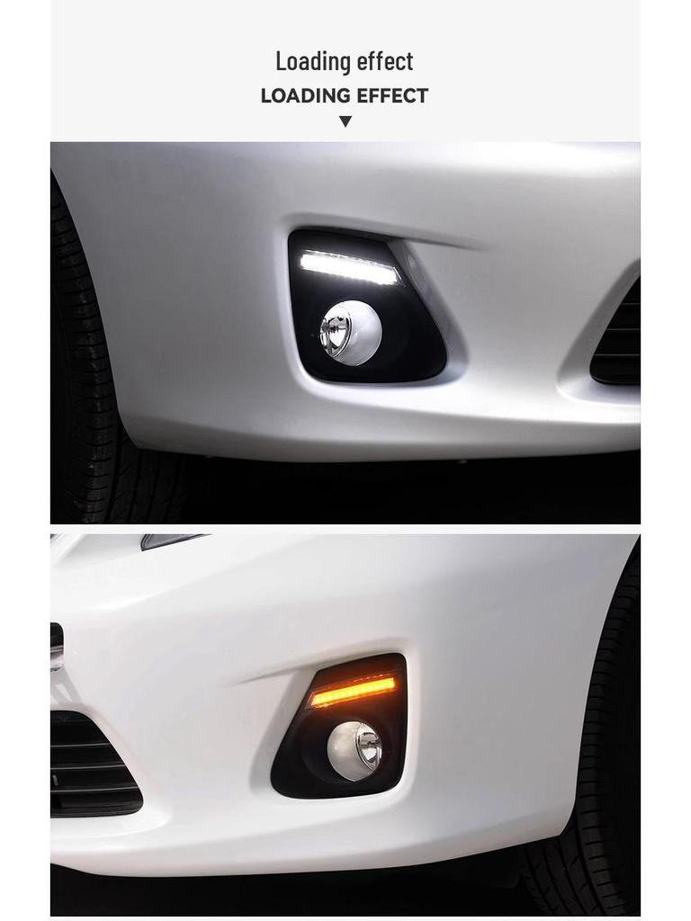 LED Daytime Running Fog Lights for 2011-2013 Toyota Corolla