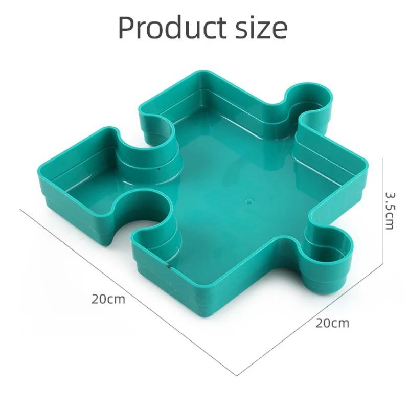 6-layer Puzzle Storage Box With Transparent Cover 3D Puzzle Splicing Sorting Organizer Multifunctional Puzzle Storag Tool