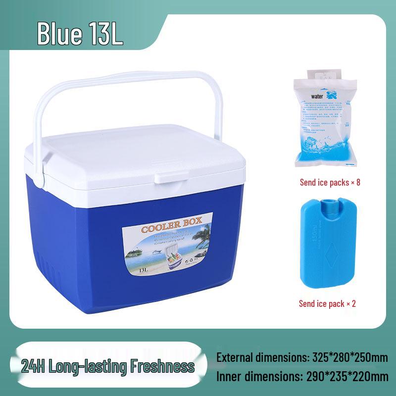 Portable Insulated Refrigerated Box for Outdoor Food Preservation and Delivery