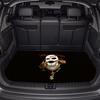 Temu American Style Universal Car Trunk Mat - All-Season, Dustproof, Dirt-Resistant, Crystal Velvet, Wear-Resistant.