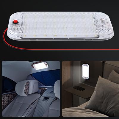 Uniwersalne światło wewnętrzne 48 LED 12-85V Wielofunkcyjny zestaw lampy sufitowej 2 szt.