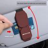 2025 Hot Leather Dual-Clip Glasses Holder Car Magnetic Sunglasses Storage Clip For Mercedes Benz AMG W206 W204 W205 W212 W213 W2